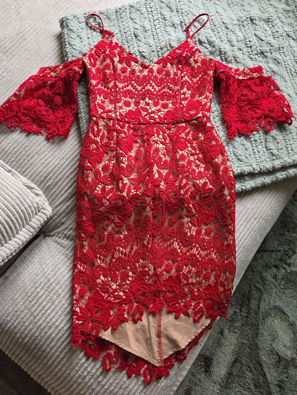 Red Lace Dress